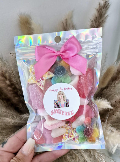 LARGE swiftie inspired sweet bags - Swiftie fan - Sweet pouches- prefilled sweetbags