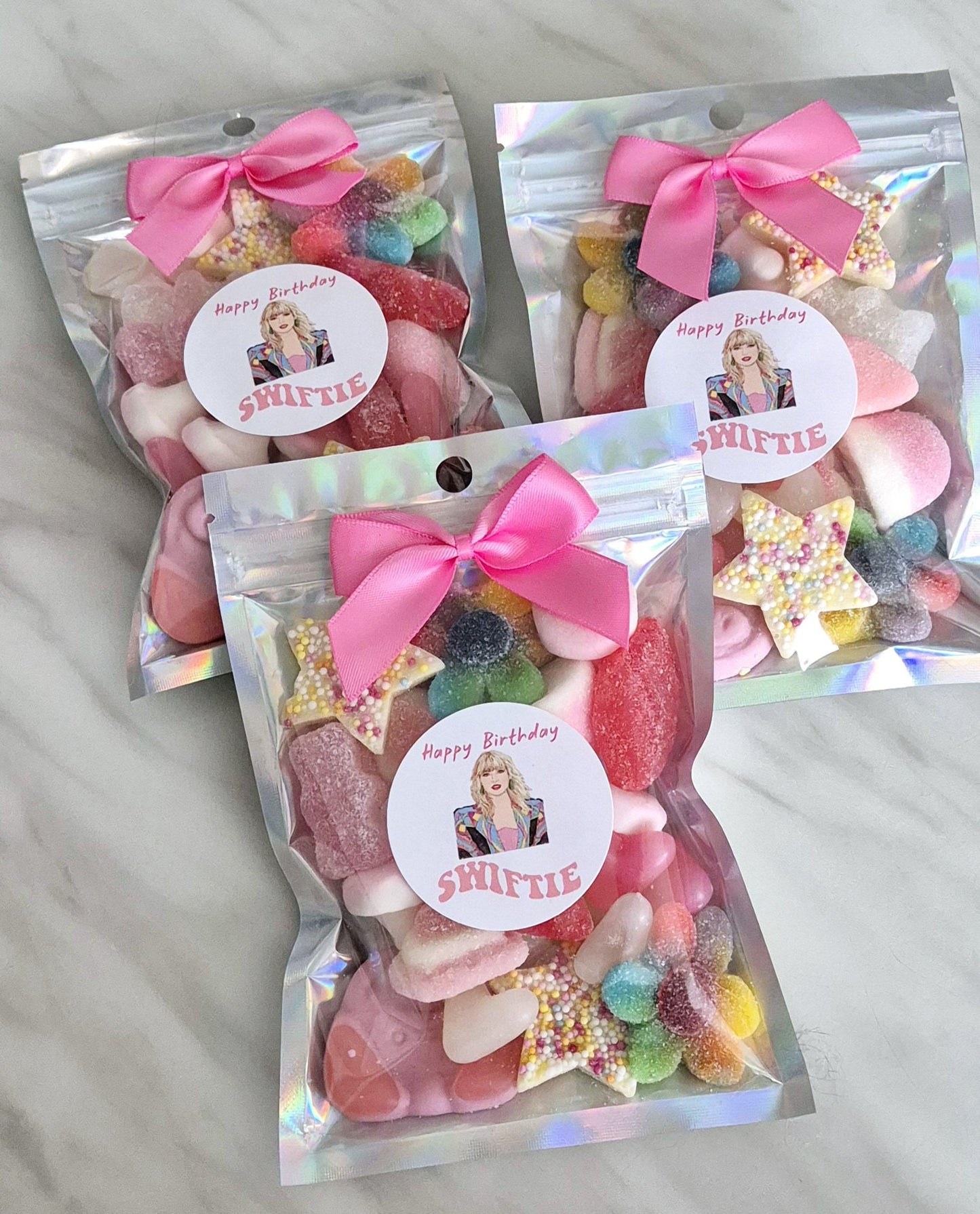 LARGE swiftie inspired sweet bags - Swiftie fan - Sweet pouches- prefilled sweetbags