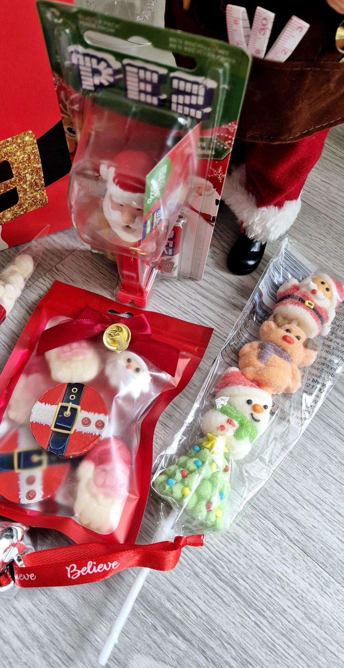 Santa prefilled goody bag- Sweet bag - Santa gift bag