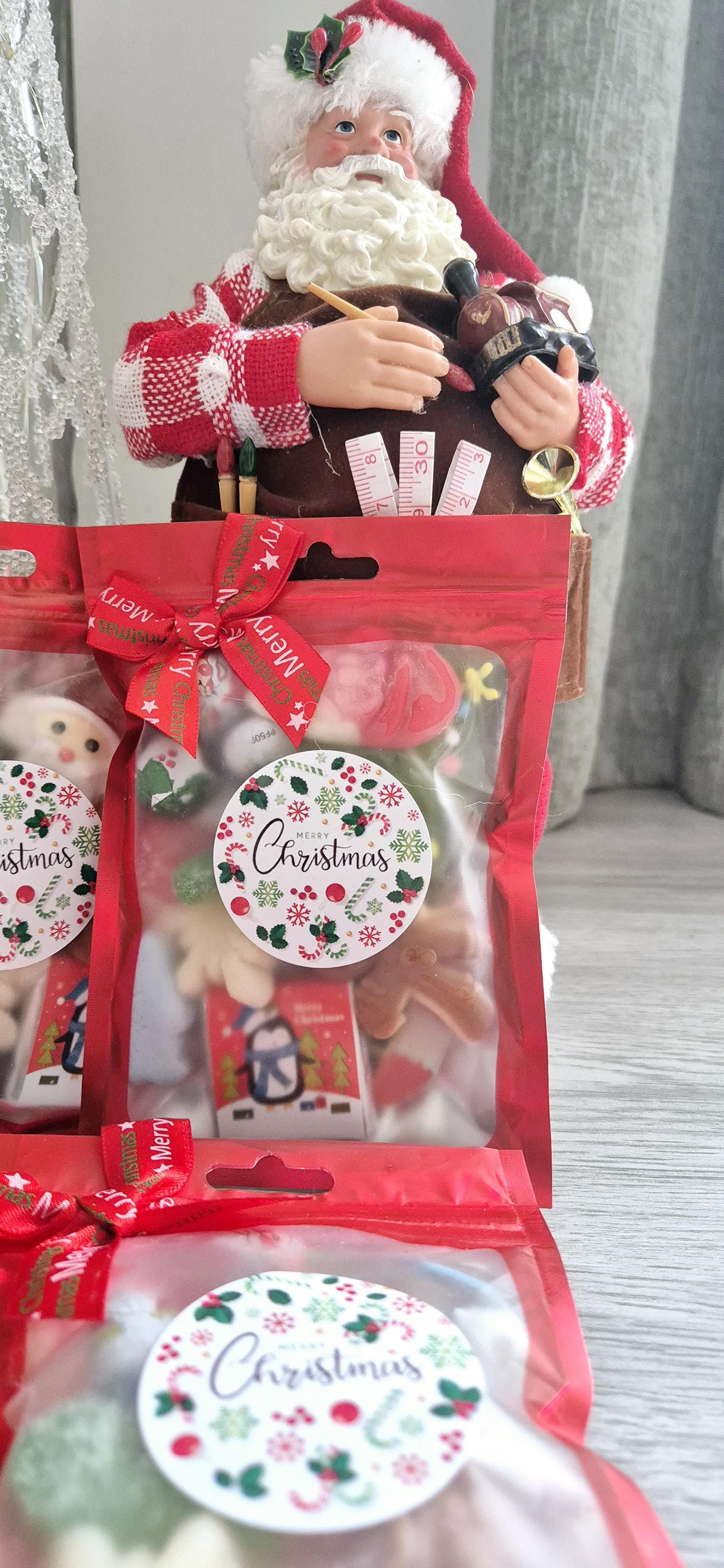 Christmas party bags- Christmas favours- chocolate/Sweet pouch- Christmas Gifting - teacher gift