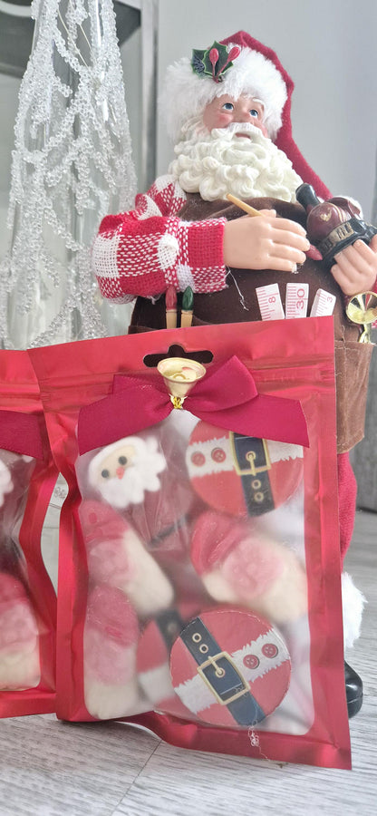 Santa sweet pouches- Prefilled Santa bag - stocking filler