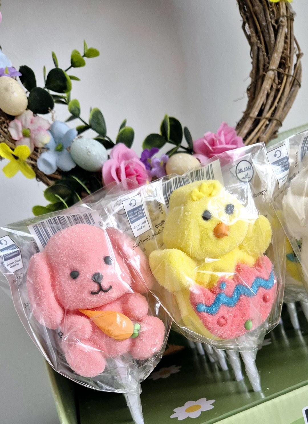 Spring Mallow pops - sweets - Mallow pop