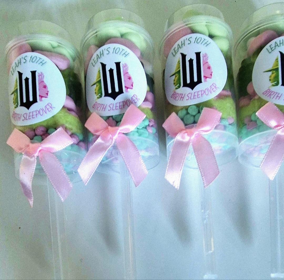 Wicked inspired pushpops - sweets - pushpops -party favours