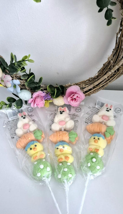 Spring Mallow pops - sweets - Mallow pop