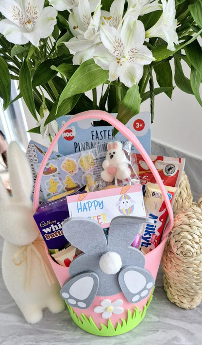 Easter prefilled felt baskets - Easter basket - Easter gift