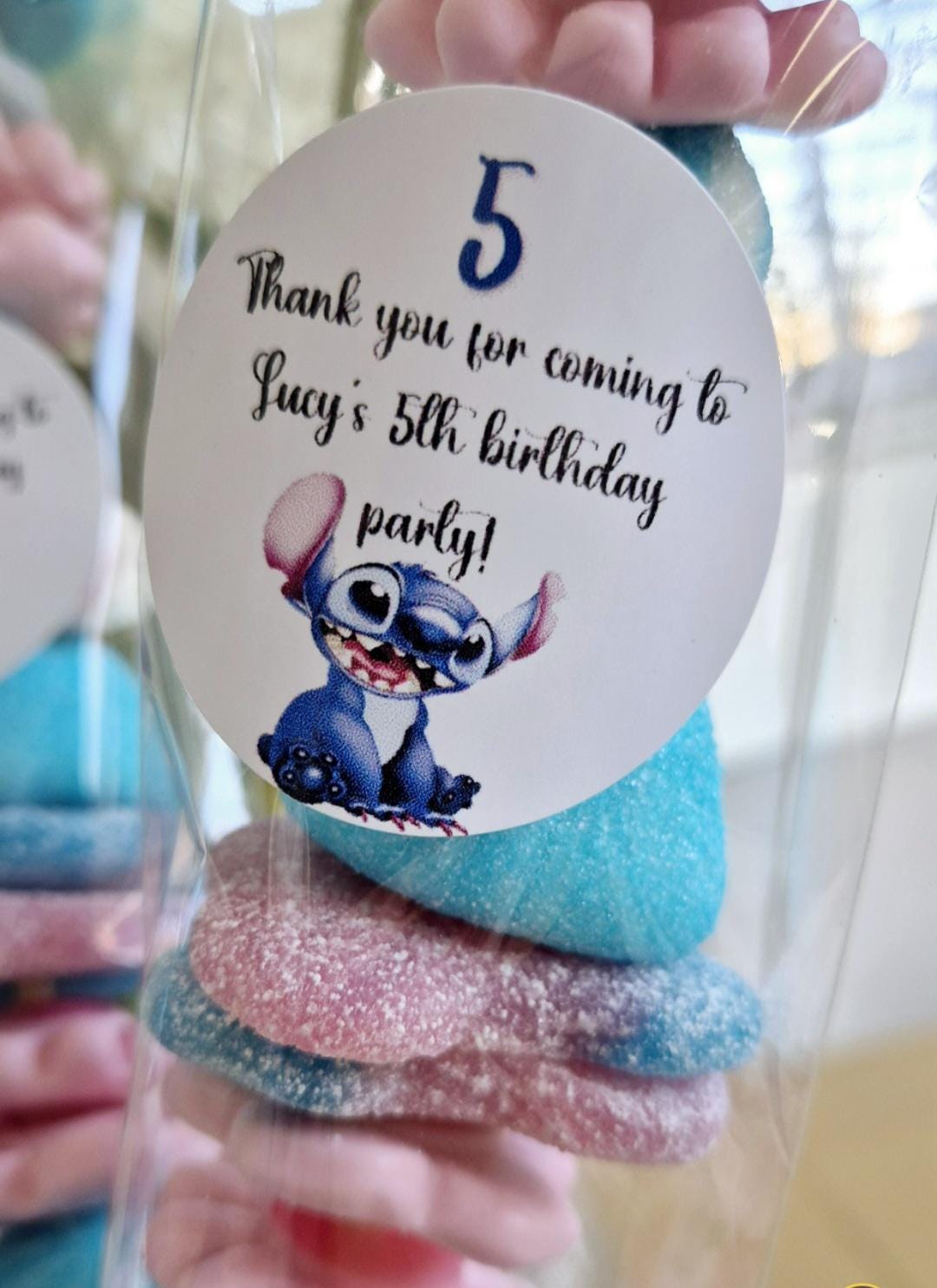 Stitch-inspired sweet kebabs- sweet kebabs- party favours