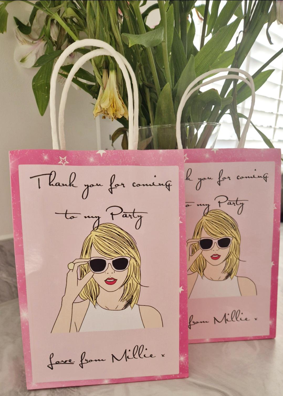 Swiftie- inspired party gift bags - party bags - gift bags